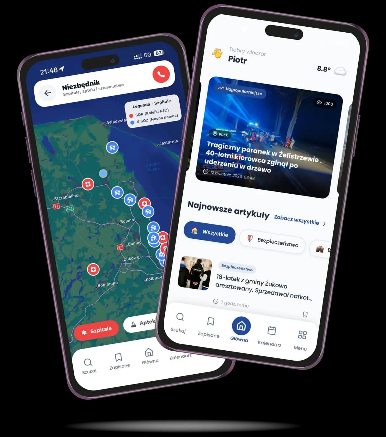 Aplikacja mobilna Kaszuby24 na iPhone i Android