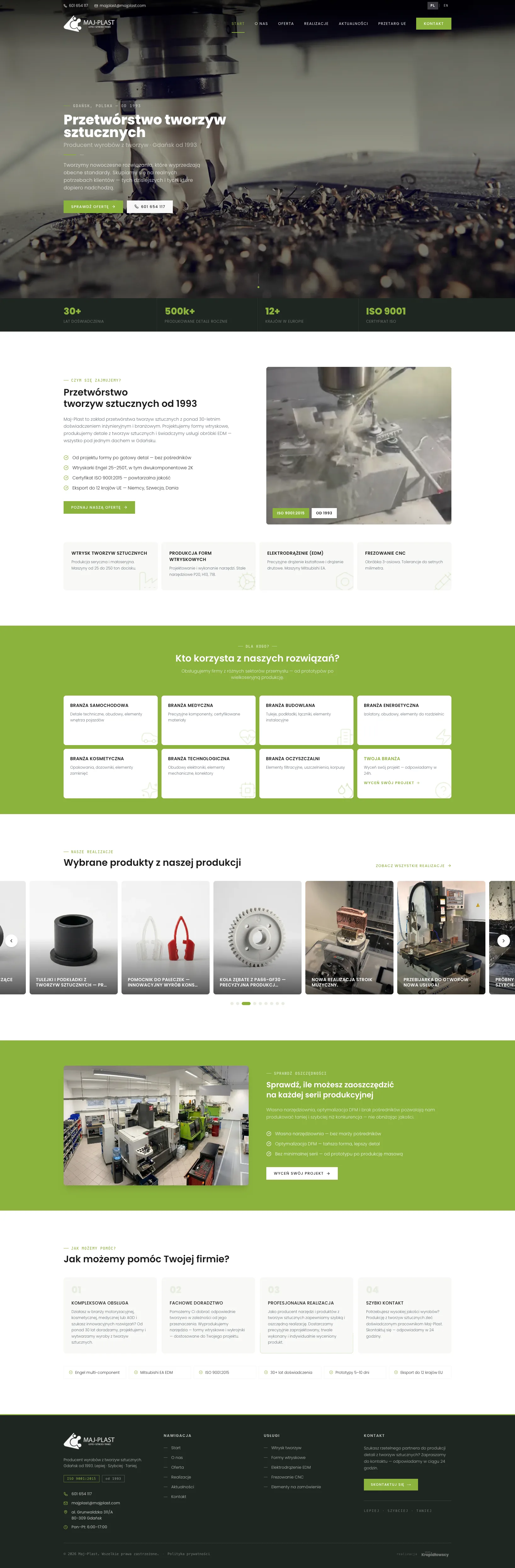 MAJ-PLAST — producent wyrobów z tworzyw sztucznych